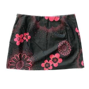 Flower Mini Skirt